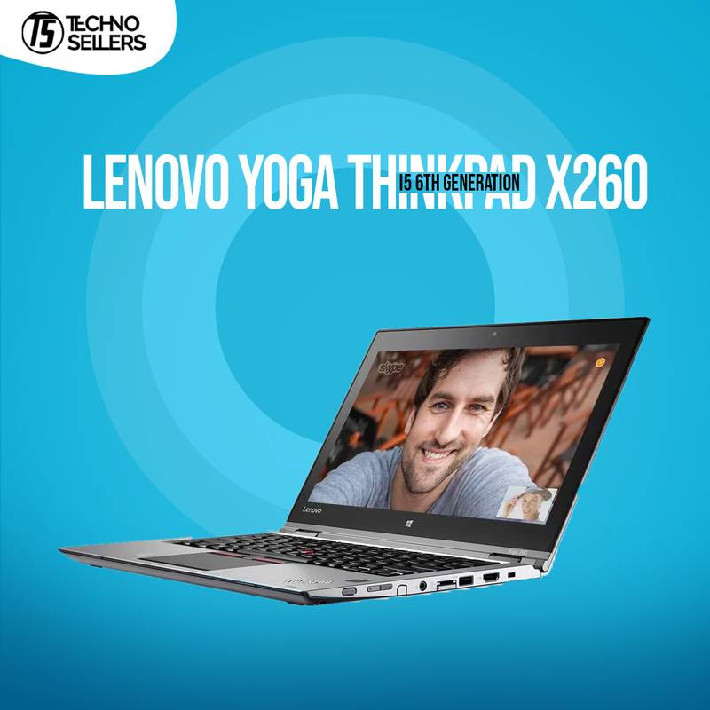 Lenovo Yoga Thinkpad X260 | Touchscreen x360 Rotation | i5 6th Gen | 8GB RAM | 256GB SSD
